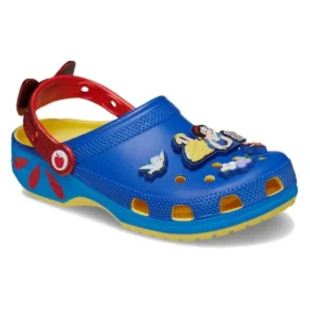 Snow White Classic Clogs “Blue Yellow Red”