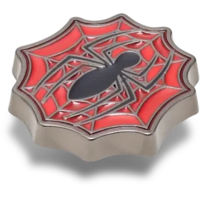 Spider-Man Logo Web Elevated Jibbitz Shoe Charm