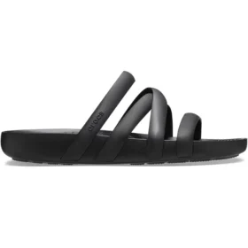 Splash Strappy Sandals “Black”