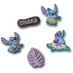 Stitch Tropical 5 Pack Jibbitz™ Charms