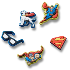 Superman 5 Pck Jibbitz™ Charms