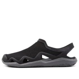 Swiftwater Wave Sandal Flats “Black Grey”