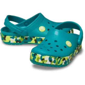 Toddler Crocband Glow Confetti Band Clog