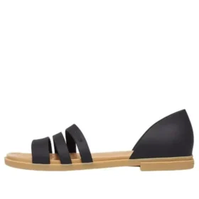 Tulum Flat Sandals “Black”