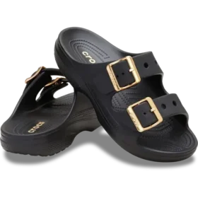 Women’s Metallic Buckle Saturday Sandal
